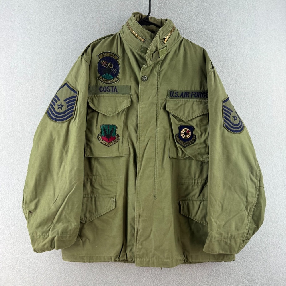 Vintage M-65 Jacket Mens Medium 70s Coat Cold WEather Field 1977